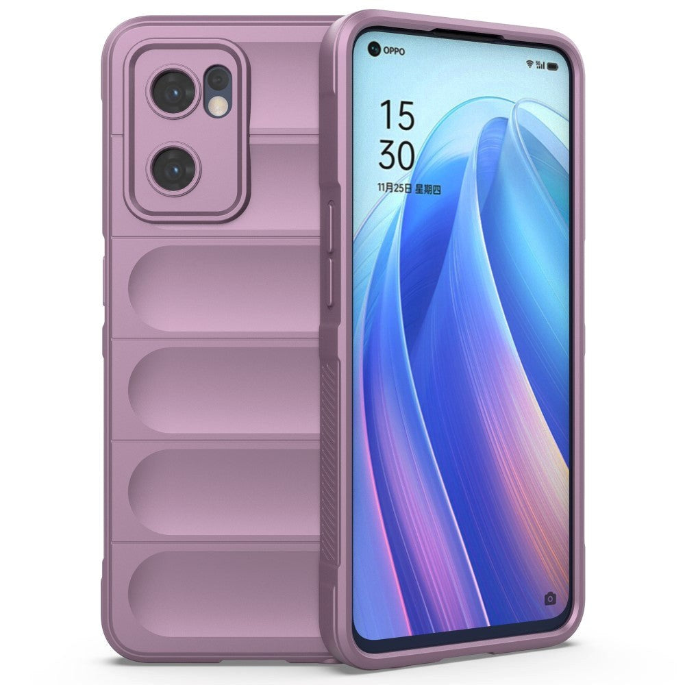 Oppo Reno7 (5G) / Find X5 Lite Fleksibelt Plastdeksel - Lilla