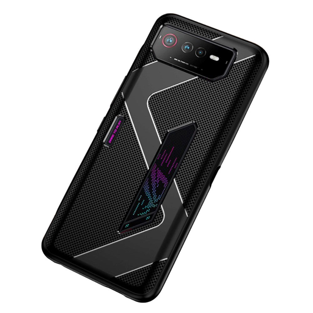 Asus ROG Phone 6 TPU Børstet Karbonfiber - Svart