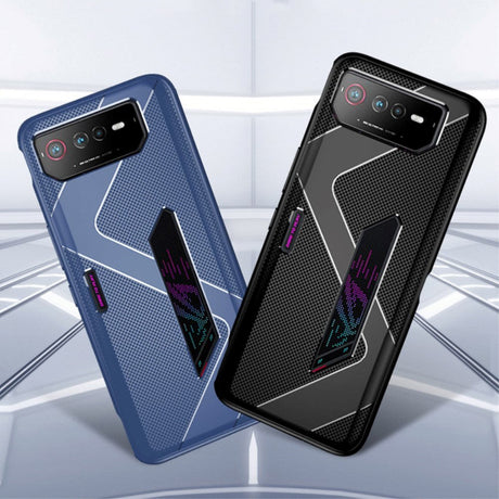 Asus ROG Phone 6 TPU Børstet Karbonfiber - Svart