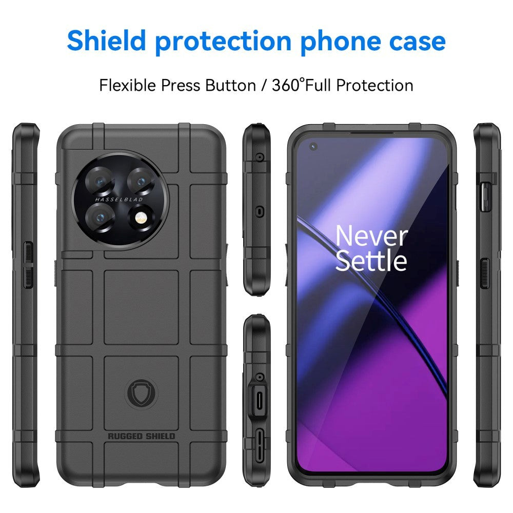 OnePlus 11 Rugged Shield Series Håndverker Deksel - Sort