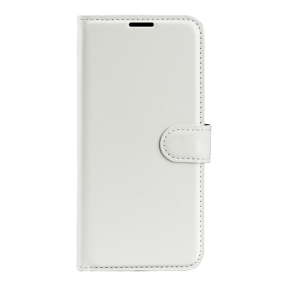 OnePlus 11 PU Litchi Skin Flip Deksel med Lommebok - Hvit