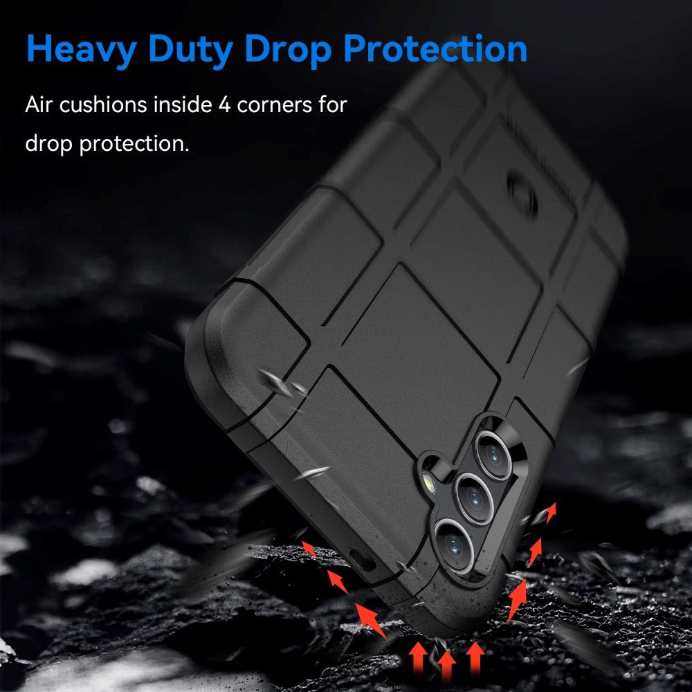 Samsung Galaxy A14 (5G) Rugged Shield Håndverker Deksel - Svart