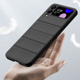 EIDERWOOD Samsung Galaxy Z Flip3 (5G) Hard Plast Deksel med Grep – Svart