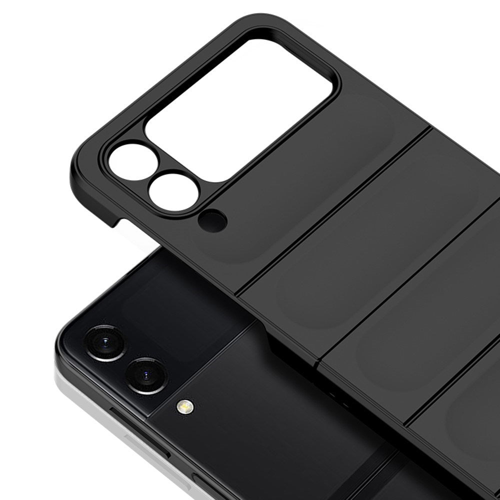 EIDERWOOD Samsung Galaxy Z Flip3 (5G) Hard Plast Deksel med Grep – Svart