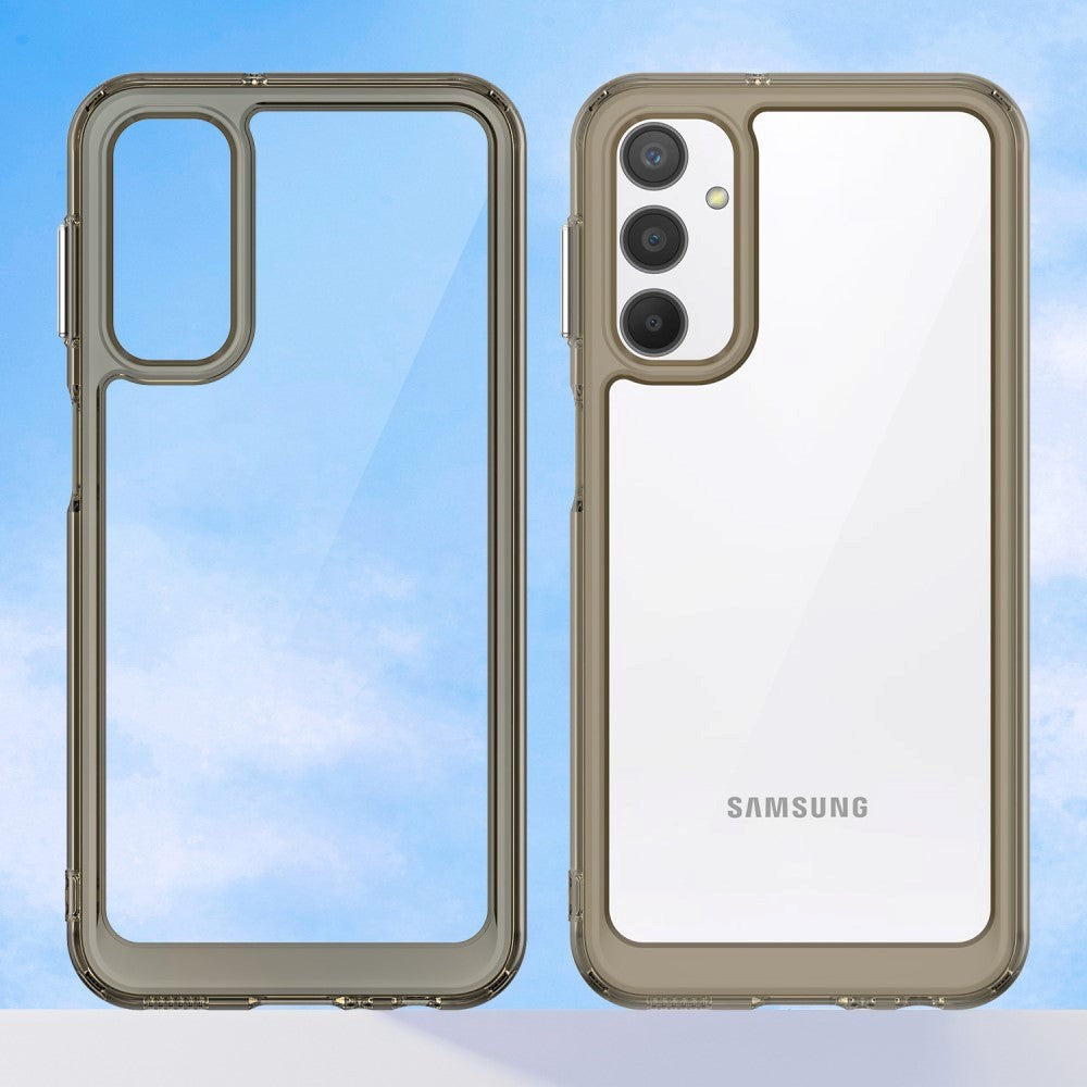 Samsung Galaxy A24 Deksel Acrylic Combo - Gjennomsiktig / Grå