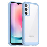 Samsung Galaxy A24 Deksel Acrylic Combo - Gjennomsiktig / Blå