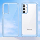 Samsung Galaxy A24 Deksel Acrylic Combo - Gjennomsiktig / Blå