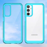 Samsung Galaxy A24 Deksel Acrylic Combo - Gjennomsiktig / Turkis