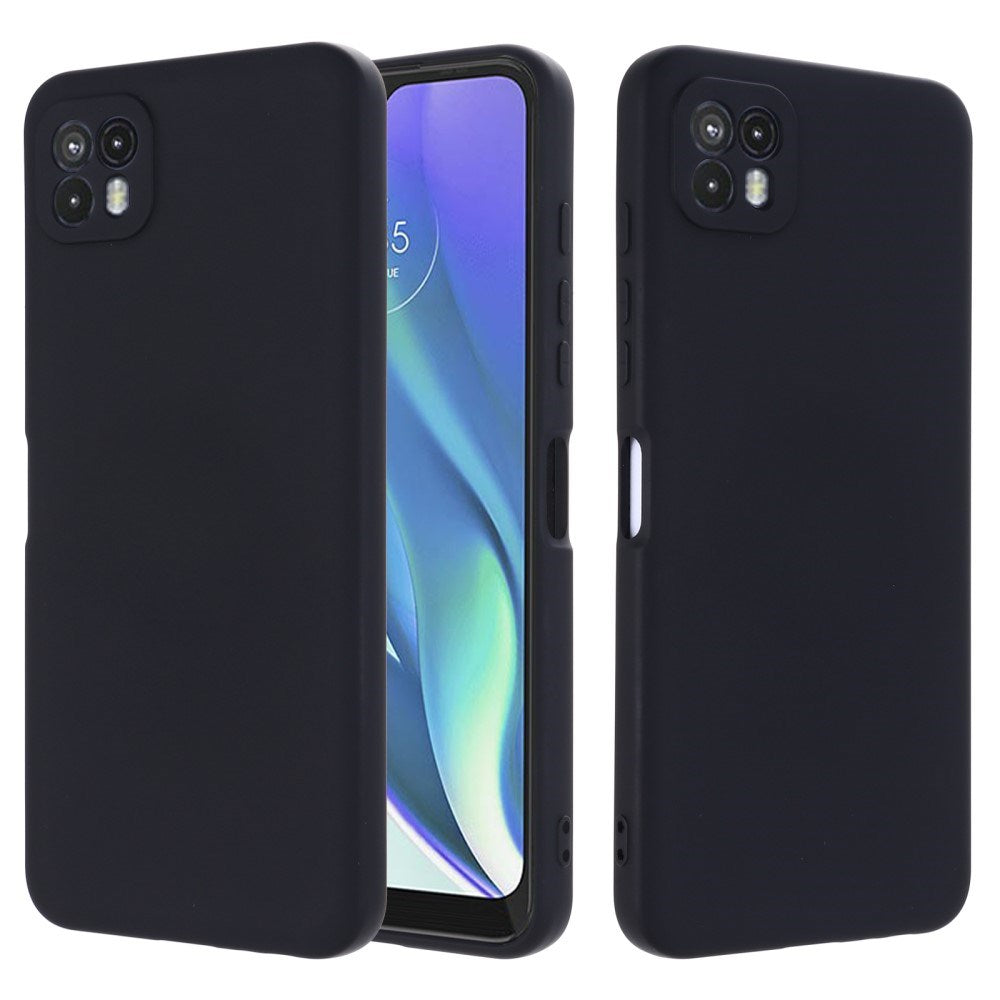 EIDERWOOD Motorola Moto G50 Liquid Silikon Deksel med Stropp - Grønn