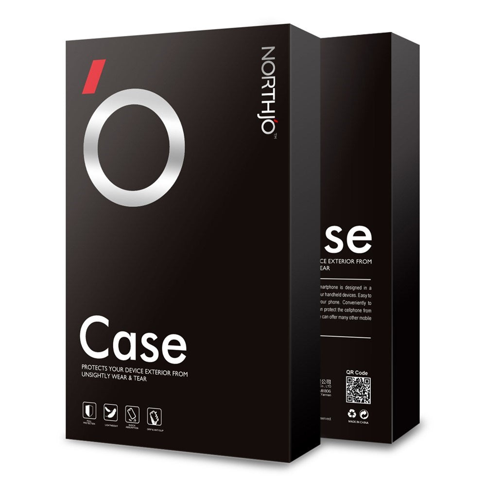 NORTHJO Samsung Galaxy S23 Ultra 2-i-1 Sett Fleksibelt Plast Deksel med Herdet Beskyttelsesglass - Gjennomsiktig