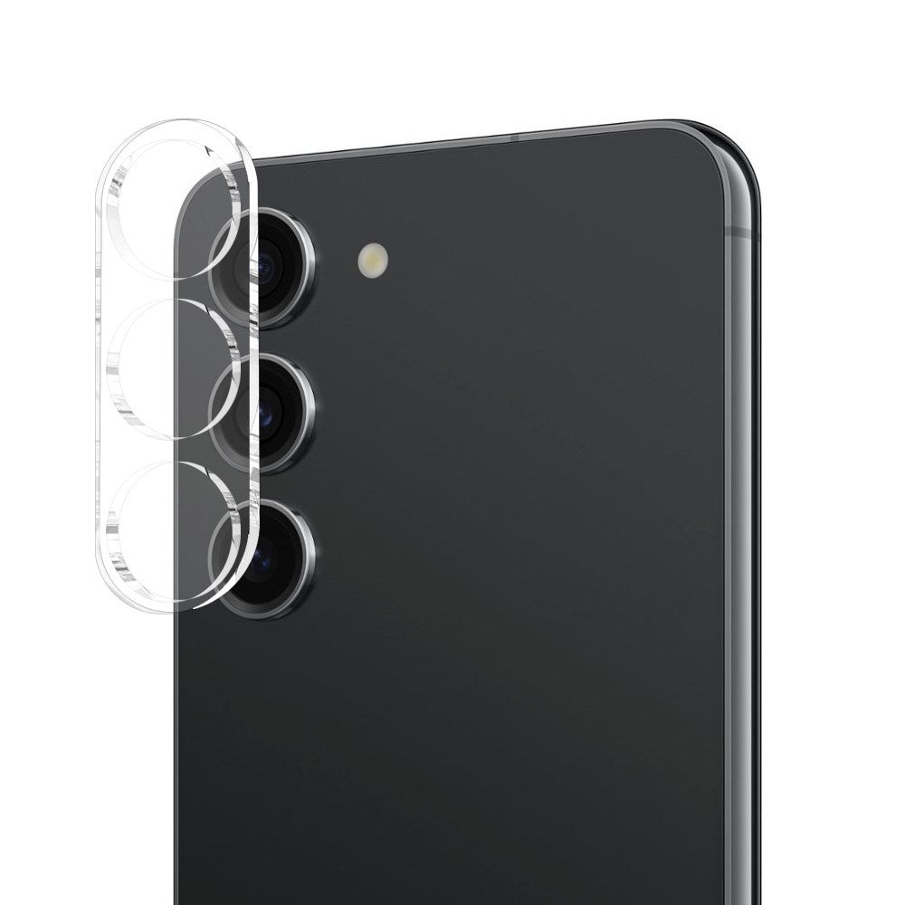 NORTHJO Samsung Galaxy S23 | 3-i-1 360° Beskyttelsessett med Deksel | Skjermbeskytter | Kameralinsebeskytter - Gjennomsiktig