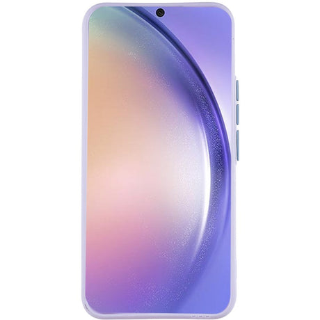 Samsung Galaxy A54 (5G) Fleksibelt Plastdeksel med Kortholder - Lilla