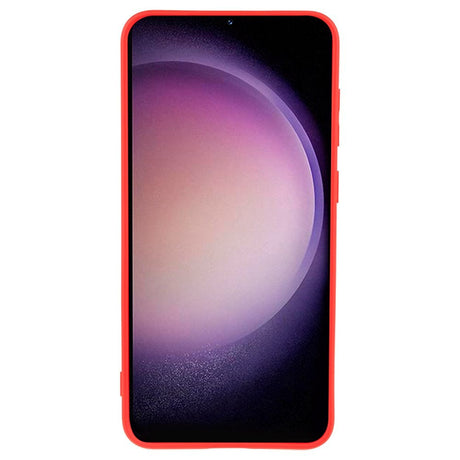 EIDERWOOD Samsung Galaxy S23 Fôret Fleksibelt Plast Deksel - Rød