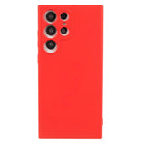 EIDERWOOD Samsung Galaxy S22 Ultra Fôret Fleksibelt Plast Deksel - Rød