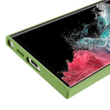 EIDERWOOD Samsung Galaxy S22 Ultra Fôret Fleksibelt Plast Deksel - Lysgrønn