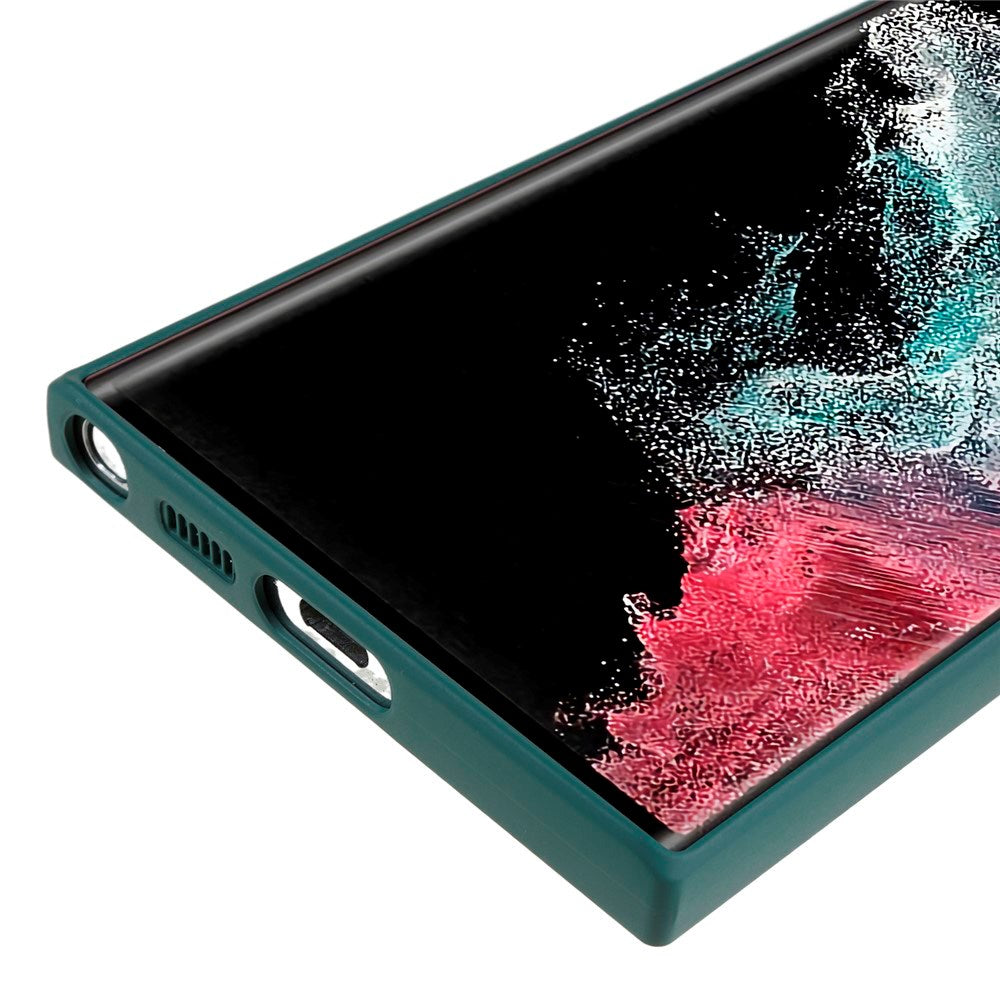 EIDERWOOD Samsung Galaxy S22 Ultra Fôret Fleksibelt Plast Deksel - Grønn