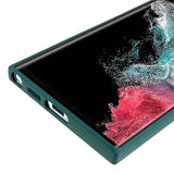 EIDERWOOD Samsung Galaxy S22 Ultra Fôret Fleksibelt Plast Deksel - Grønn