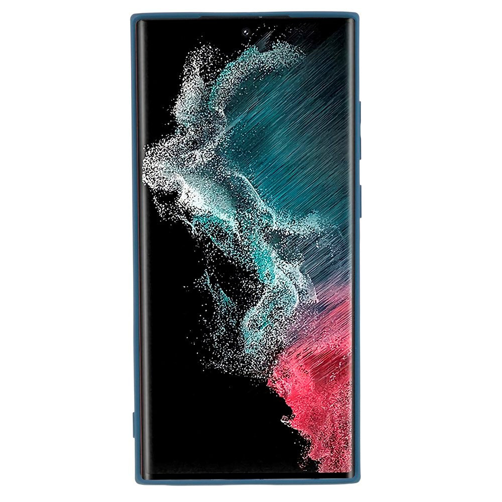 EIDERWOOD Samsung Galaxy S22 Ultra Fôret Fleksibelt Plast Deksel - Blå