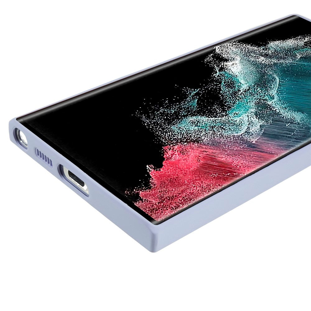 EIDERWOOD Samsung Galaxy S22 Ultra Fôret Fleksibelt Plast Deksel - Lilla