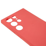 EIDERWOOD Samsung Galaxy S22 Ultra Fôret Fleksibelt Plast Deksel - Mørkrød