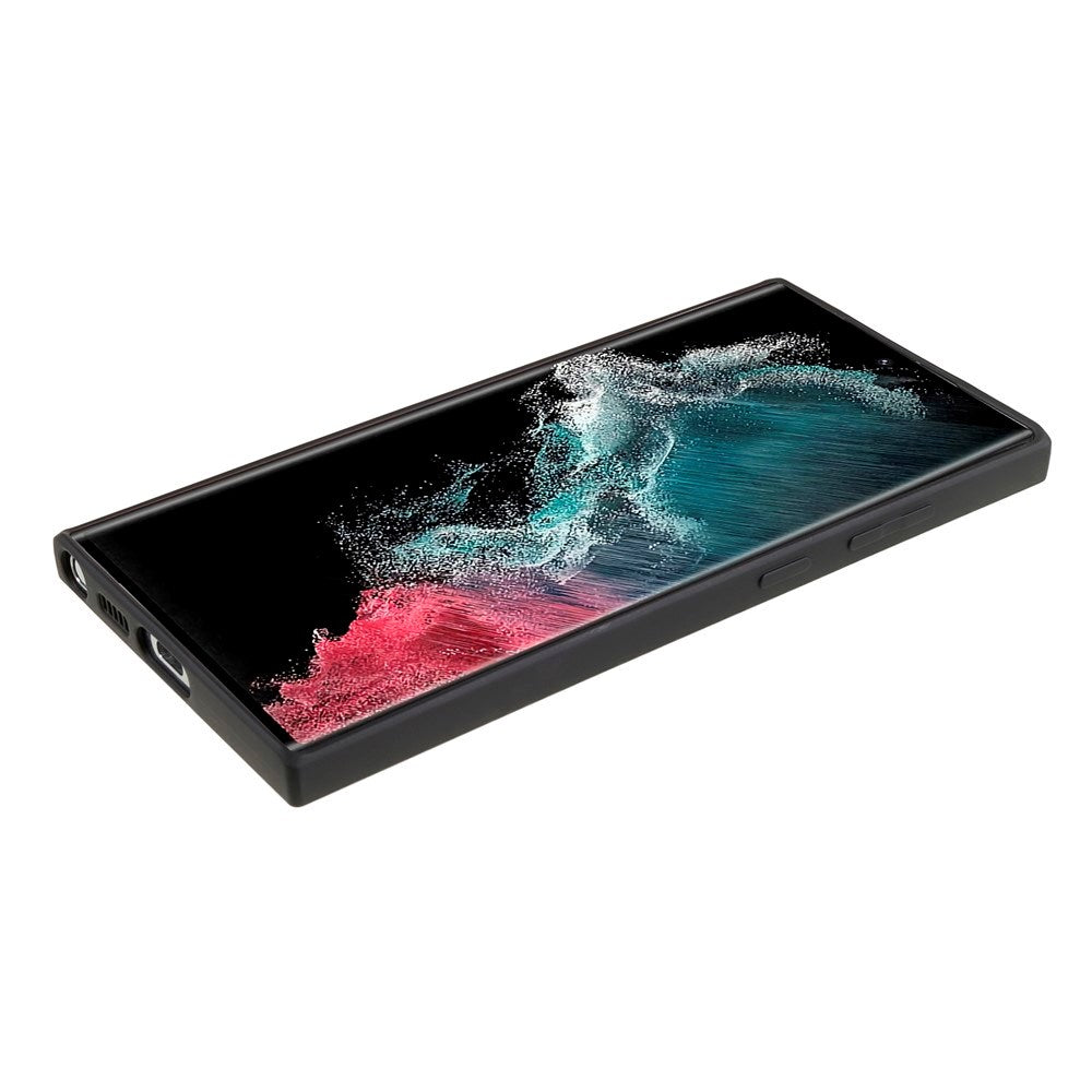 EIDERWOOD Samsung Galaxy S22 Ultra Fôret Fleksibelt Plast Deksel - Svart