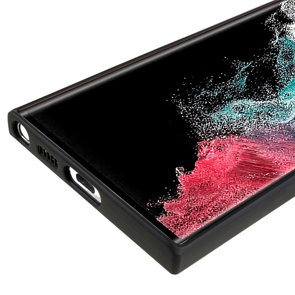 EIDERWOOD Samsung Galaxy S22 Ultra Fôret Fleksibelt Plast Deksel - Svart