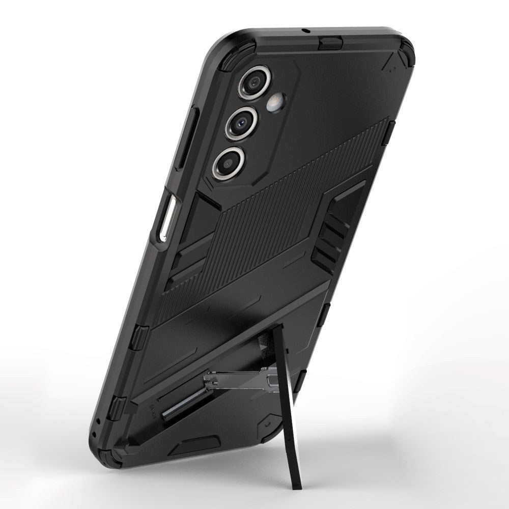 Samsung Galaxy A24 Hybrid Håndverker Deksel Med Kickstand - Svart