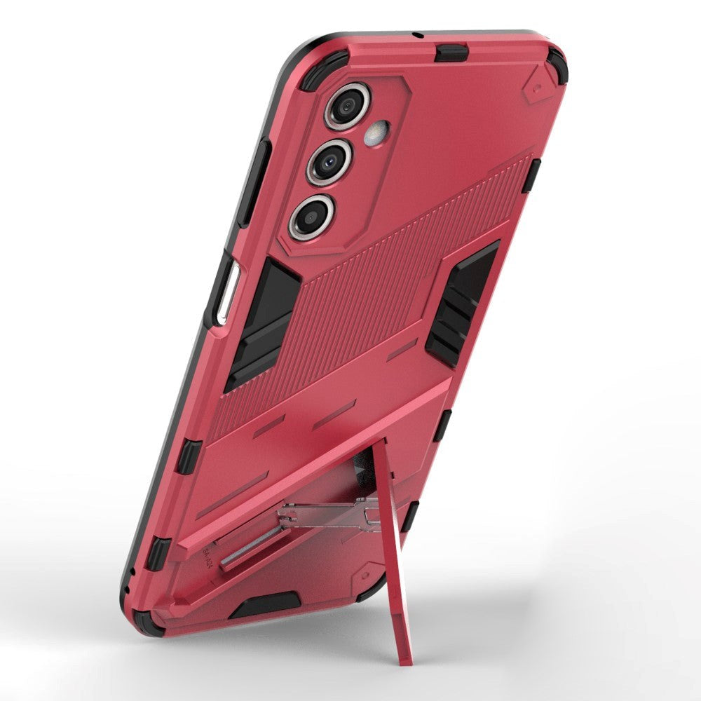 Samsung Galaxy A24 Hybrid Håndverker Deksel Med Kickstand - Rosa