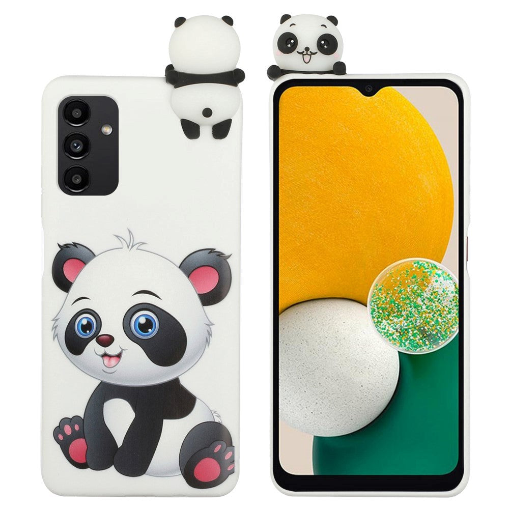 Samsung Galaxy A34 (5G) Fleksibelt Plastdeksel 3D - Panda