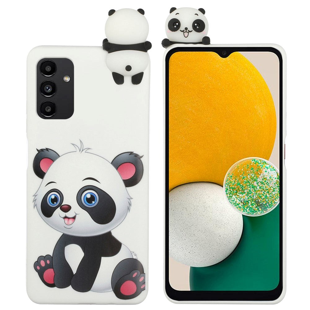 Samsung Galaxy A54 (5G) Fleksibelt Plastdeksel 3D - Panda