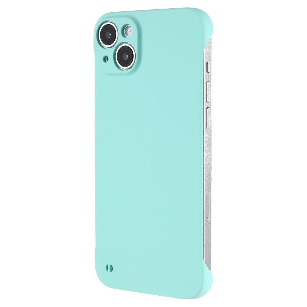 iPhone 14 Hard Plast Deksel Uten Sider - Cyan