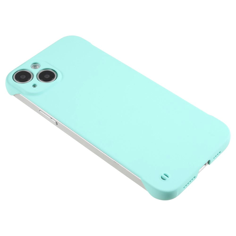 iPhone 14 Hard Plast Deksel Uten Sider - Cyan