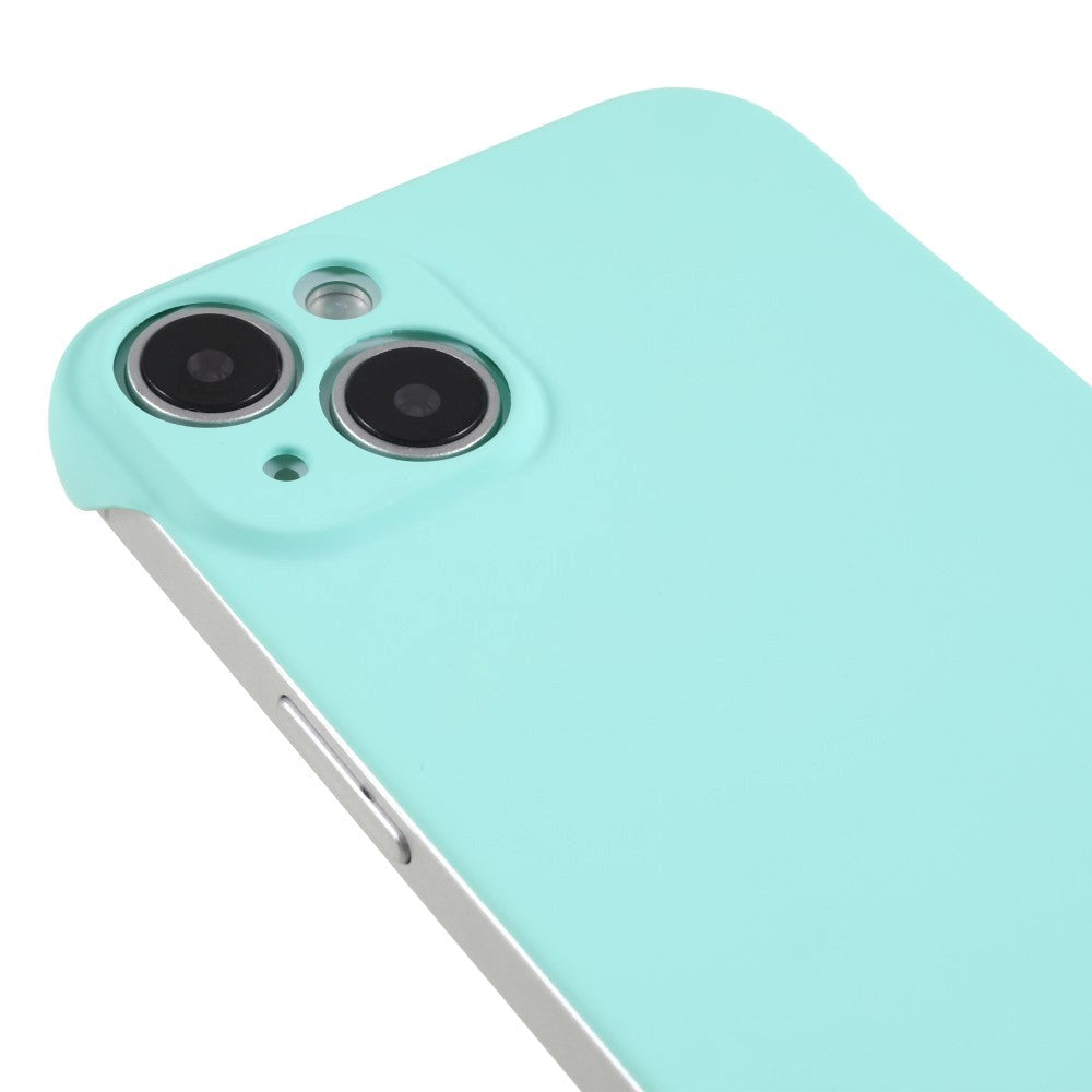 iPhone 14 Hard Plast Deksel Uten Sider - Cyan