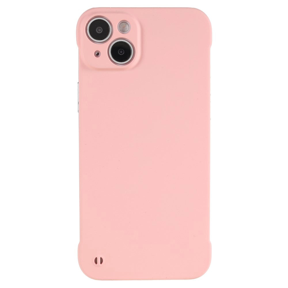 iPhone 14 Hard Plast Deksel Uten Sider - Rosa