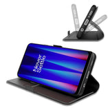 EIDERWOOD OnePlus Nord CE 3 Lite (5G) Kunstskinn Flip Deksel med Kortholder & Ståfunksjon - Svart