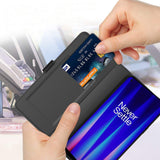 EIDERWOOD OnePlus Nord CE 3 Lite (5G) Kunstskinn Flip Deksel med Kortholder & Ståfunksjon - Svart