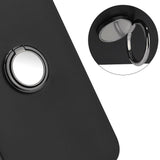 Google Pixel 8 Fleksibelt Plast Deksel med Magnetisk Ringstøtte – Svart med Svart Ring