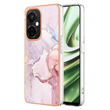 OnePlus Nord CE 3 Lite (5G) Hybrid Plast Deksel - Rosa Marmor