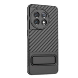 OnePlus 11 Rugged Plast Deksel m. Stativ - Svart