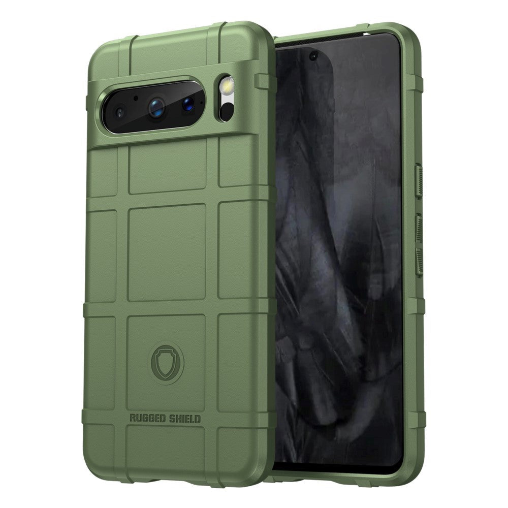 Google Pixel 8 Pro Rugged Shield Håndverker Deksel - Grønn