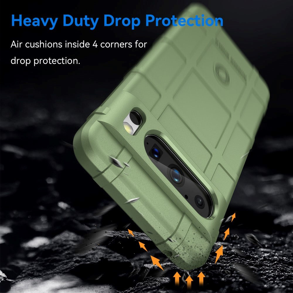 Google Pixel 8 Pro Rugged Shield Håndverker Deksel - Grønn