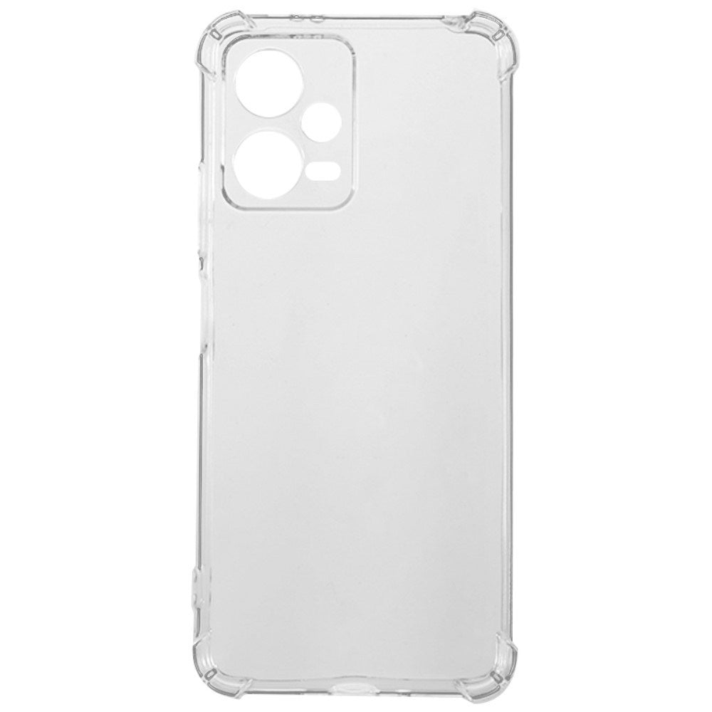 EIDERWOOD Xiaomi Redmi Note 12 (5G) / Poco X5 (5G) Fleksibelt Plast Deksel med Forsterkede Hjørner - Gjennomsiktig
