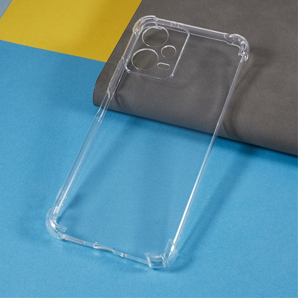 EIDERWOOD Xiaomi Redmi Note 12 (5G) / Poco X5 (5G) Fleksibelt Plast Deksel med Forsterkede Hjørner - Gjennomsiktig