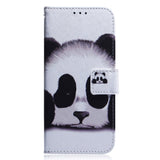 Nokia C22 Deksel i Kunstskinn med Lommebok og Trykk - Panda