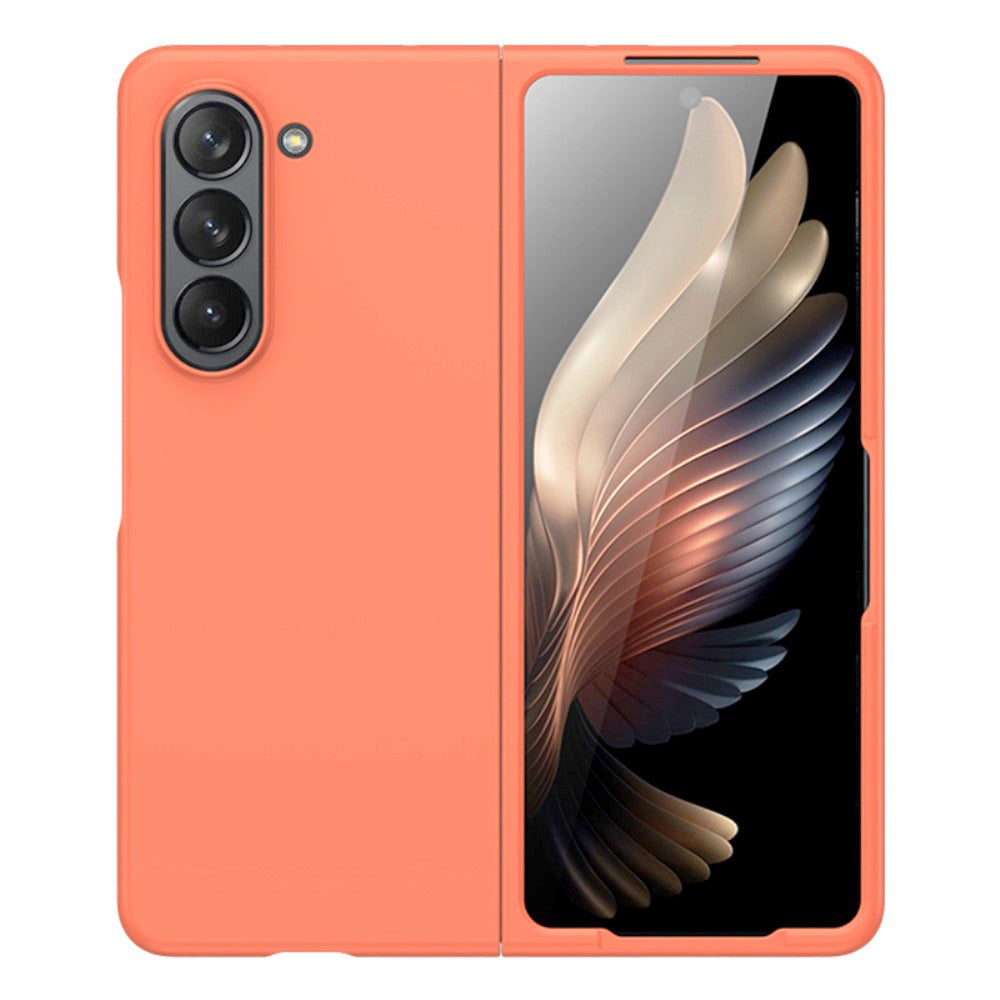 Samsung Galaxy Z Fold5 (5G) Hard Plast Bakdeksel - Oransje