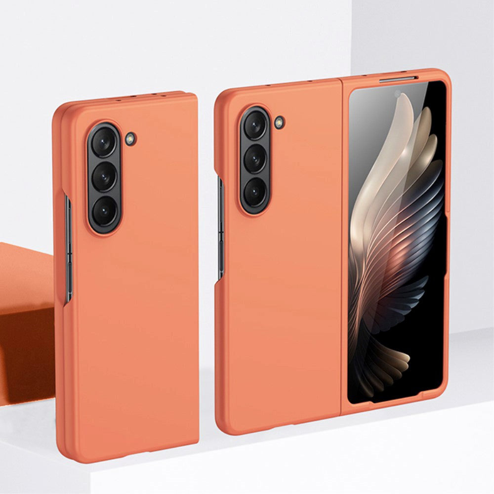 Samsung Galaxy Z Fold5 (5G) Hard Plast Bakdeksel - Oransje