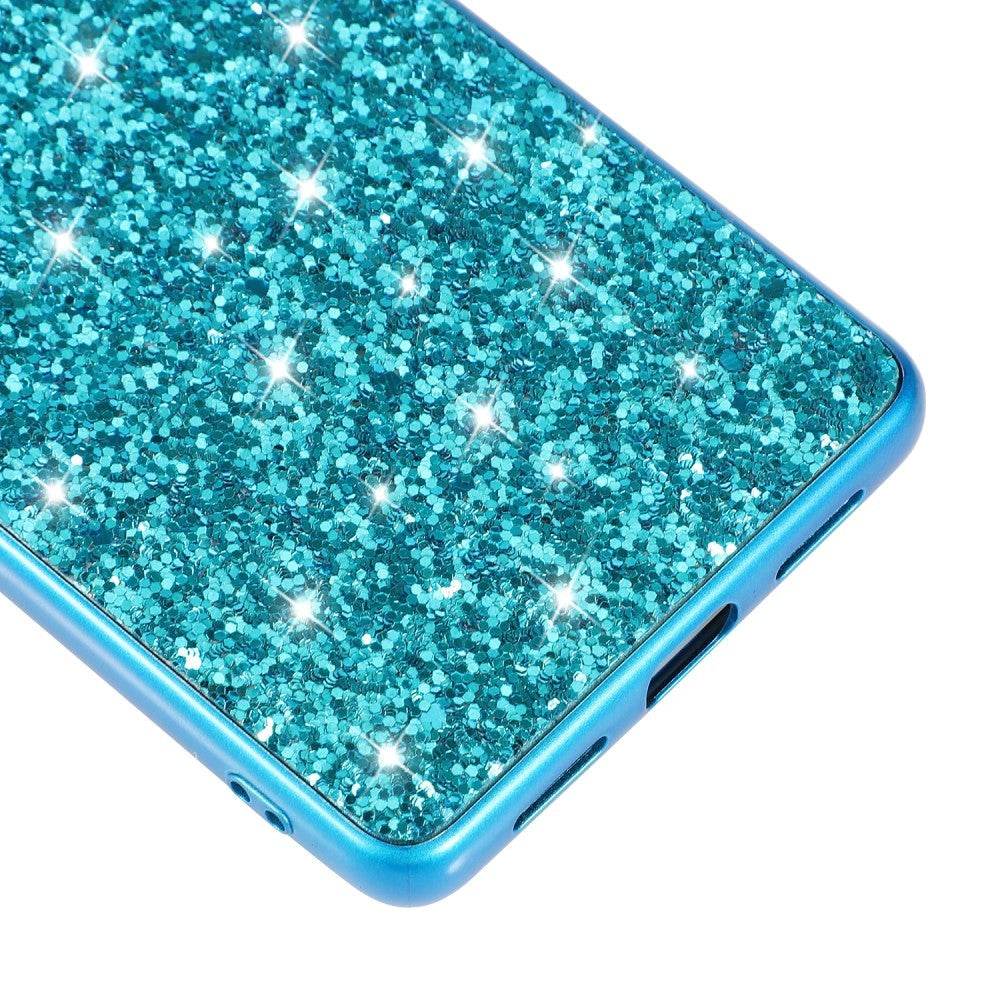 Google Pixel 7A Deksel i Hardplast - Glitter - Rød