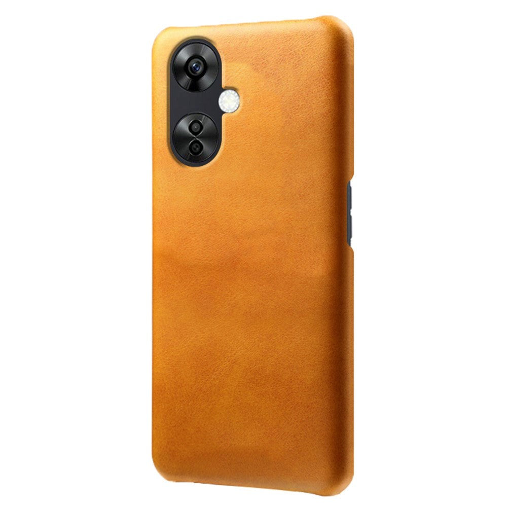 OnePlus Nord CE 3 Lite (5G) Kunst Skinn Plast Deksel - Lysebrun