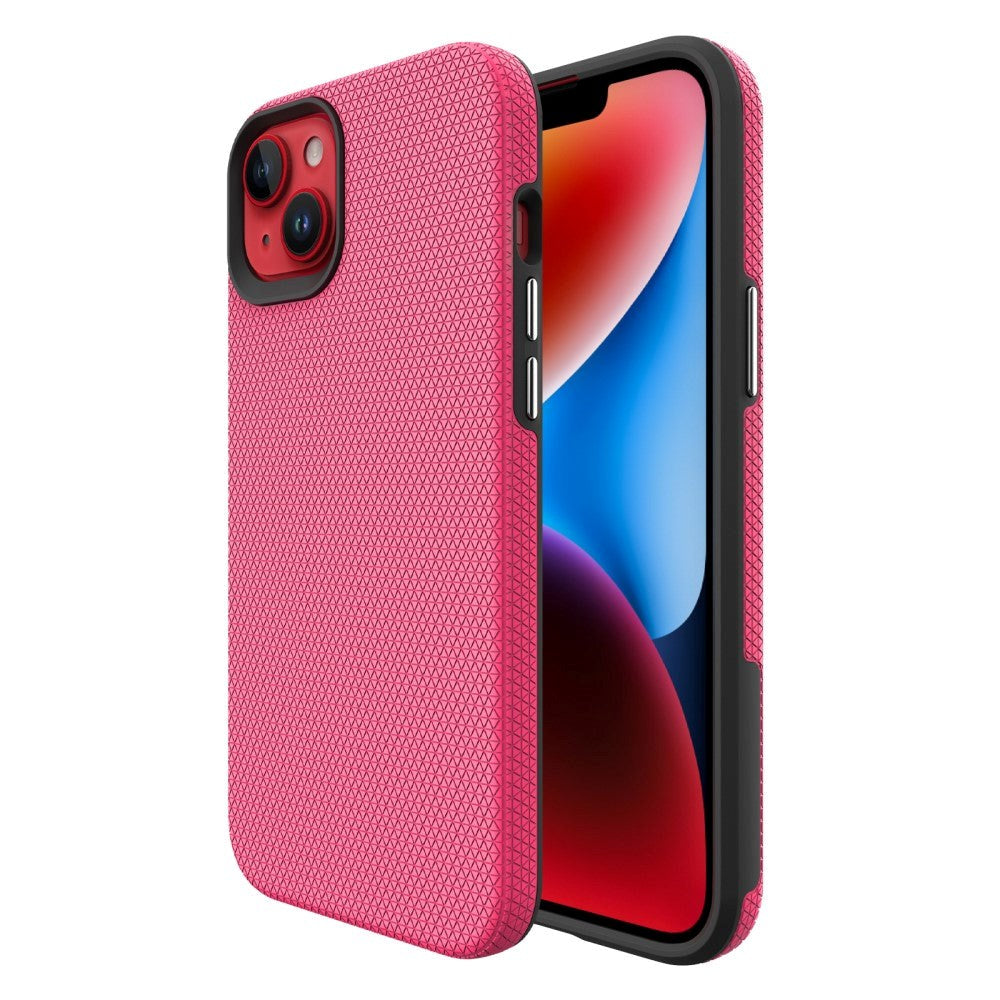 iPhone 15 Håndverker Plastdeksel - Pink