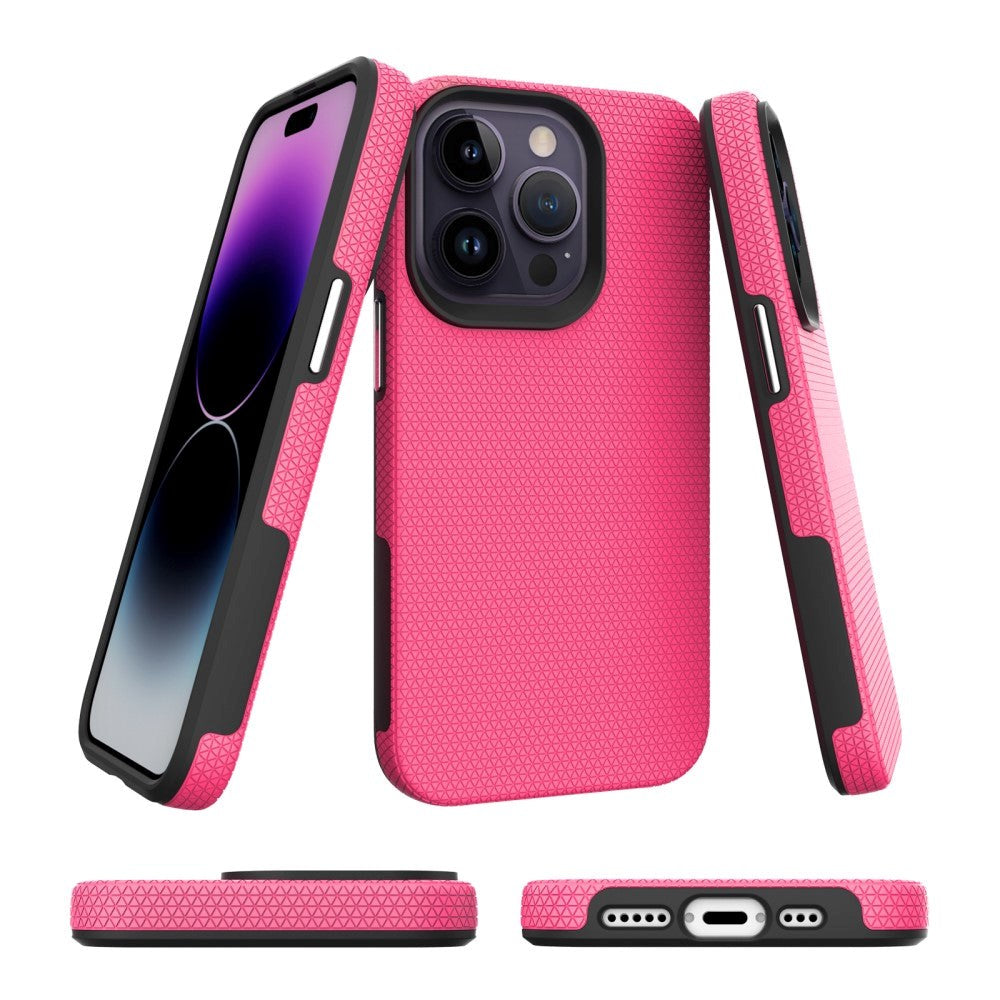 iPhone 15 Pro Max Håndverker Plastdeksel - Pink